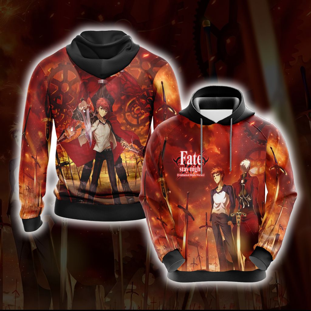 Fate/Stay Night - Unlimited Blade Works 3D T-shirt Hoodie
