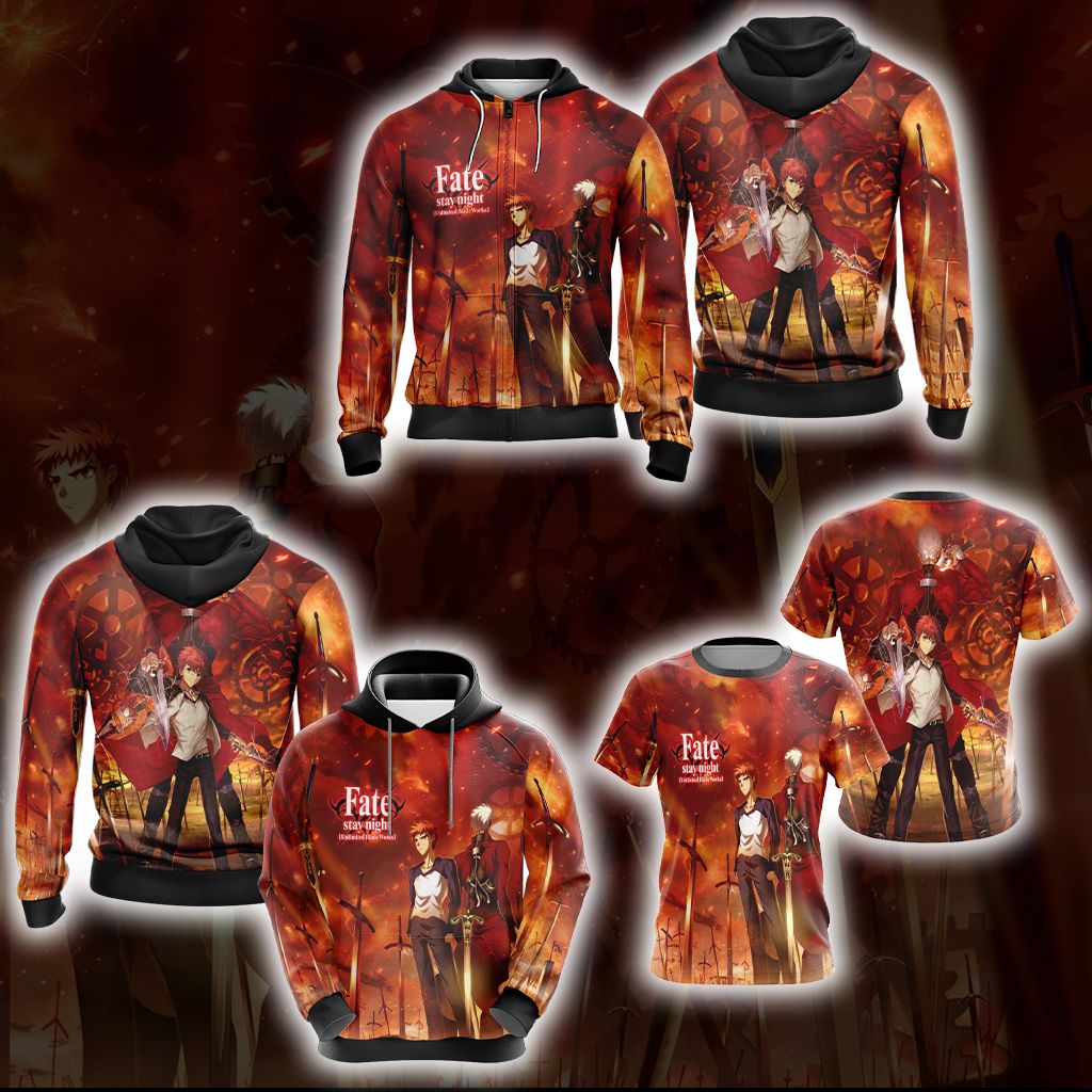 Fate/Stay Night - Unlimited Blade Works 3D T-shirt