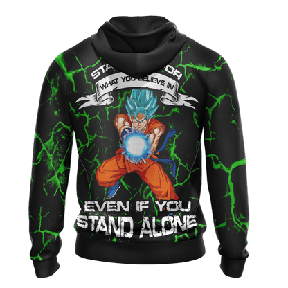 Goku - Stand Up For What You Believe Unisex 3D T-shirt