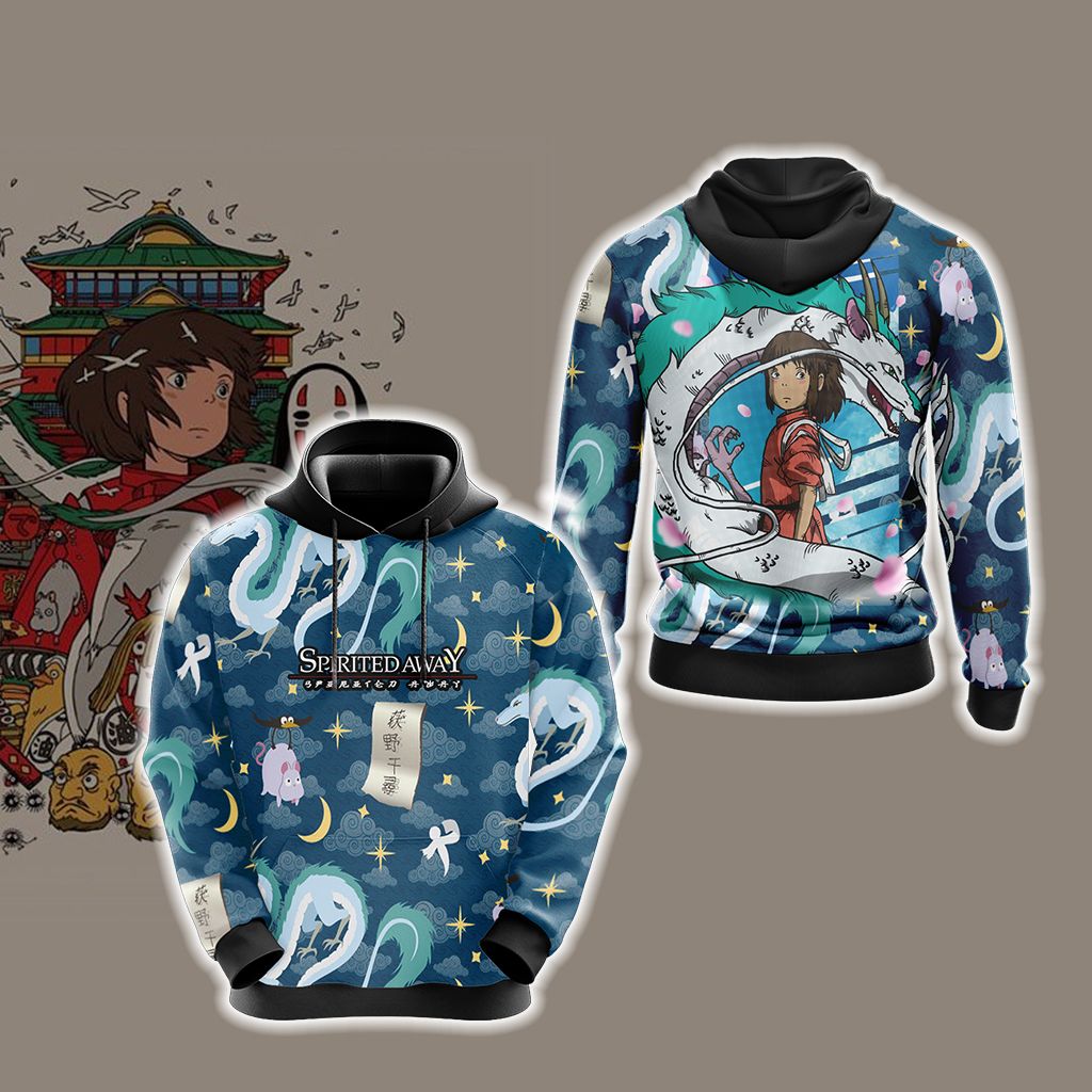 Spirited Away New Style Unisex 3D T-shirt Hoodie