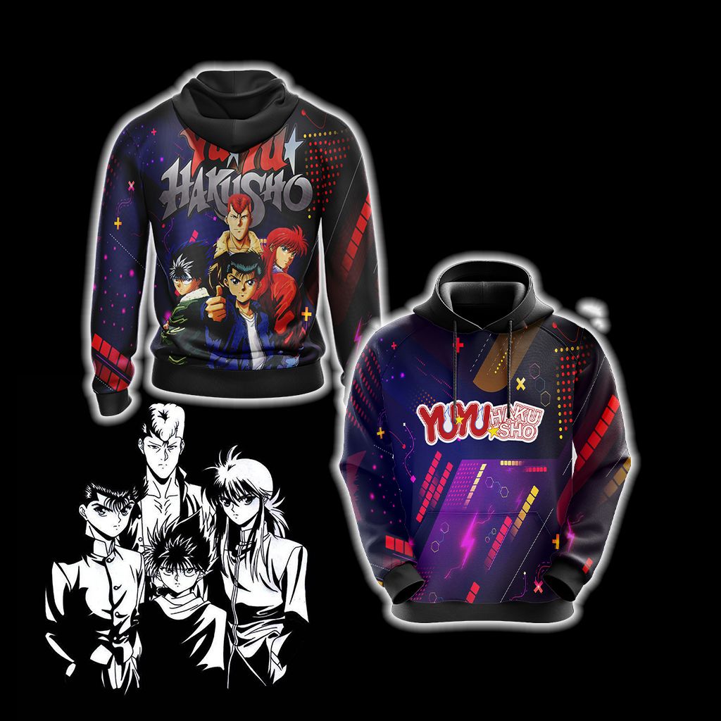 Yu Yu Hakusho New Version 2 Unisex 3D T-shirt Hoodie