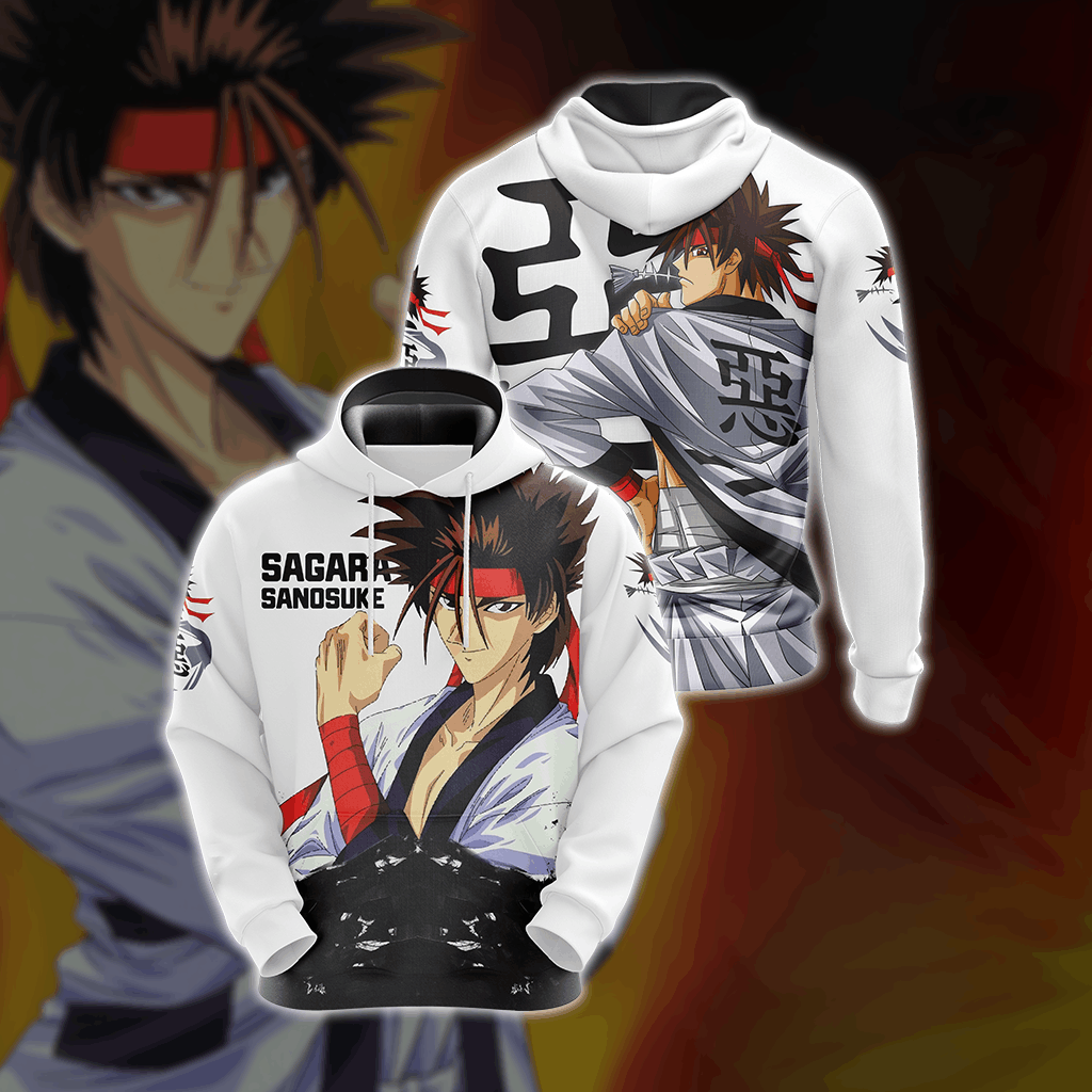 Rurouni Kenshin - Sagara Sanosuke Unisex 3D T-shirt Hoodie