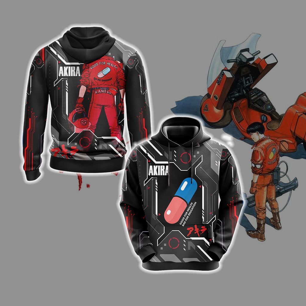 Akira New Unisex 3D T-shirt Hoodie