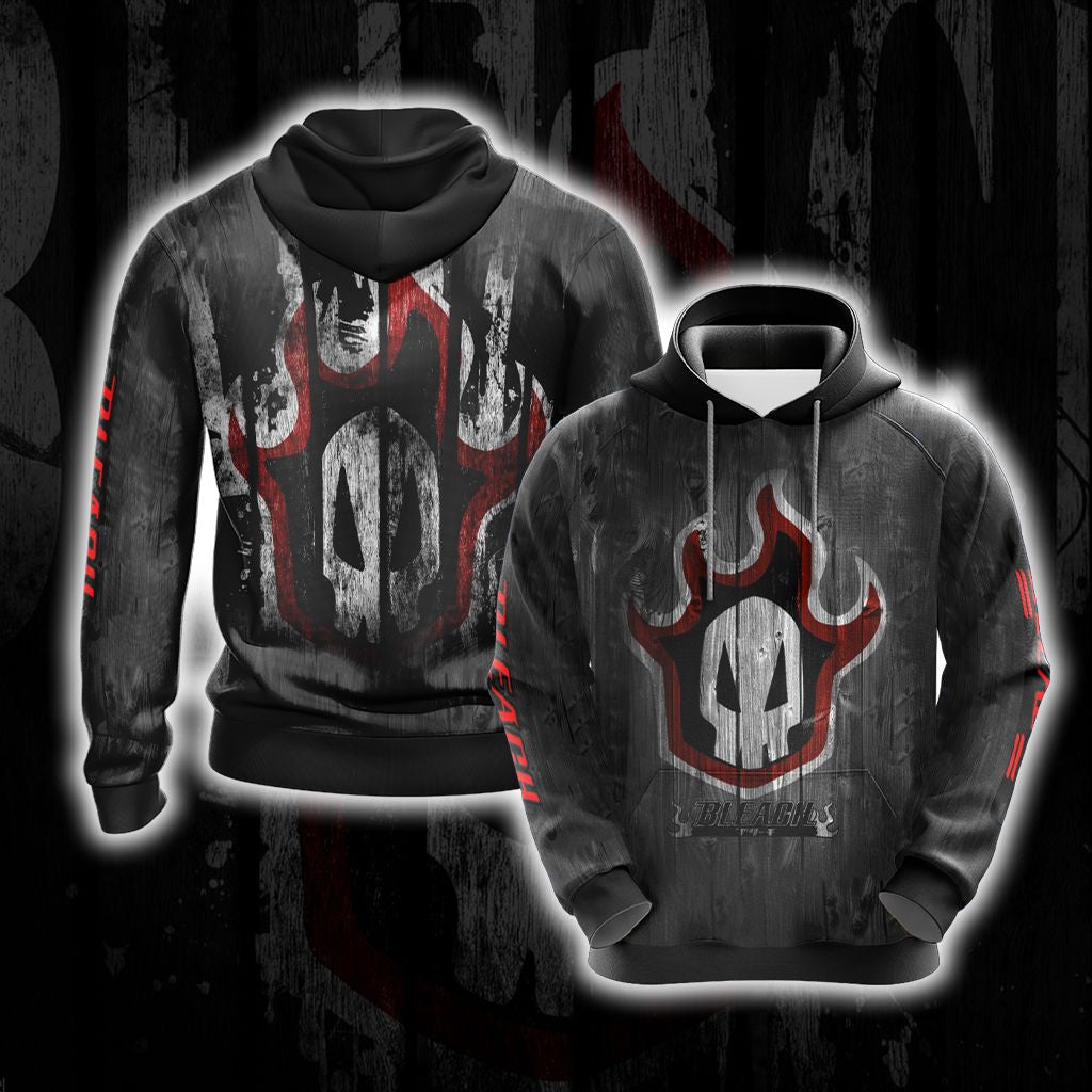 Bleach Skull Unisex 3D T-shirt Hoodie