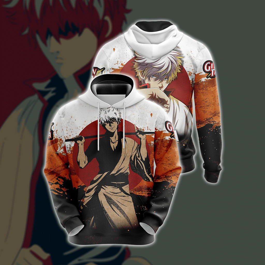 Gintama New Look Unisex 3D T-shirt Hoodie