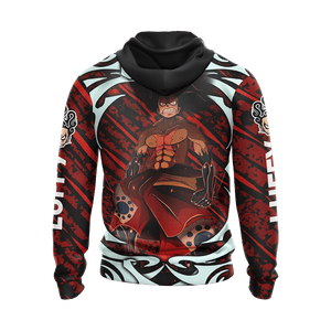 One Piece - Luffy Snakeman Unisex 3D Hoodie   