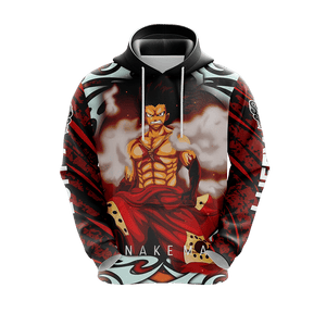 One Piece - Luffy Snakeman Unisex 3D Hoodie   