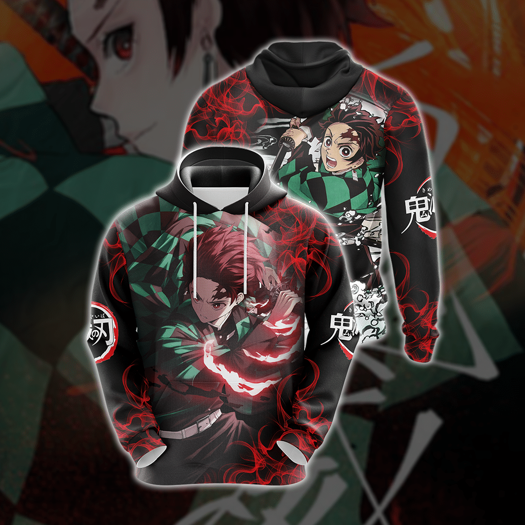 Demon Slayer - Tanjiro Kamado Unisex 3D T-shirt Hoodie