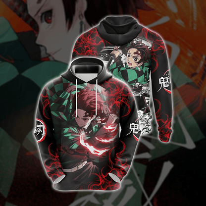 Demon Slayer - Tanjiro Kamado Unisex 3D T-shirt Hoodie