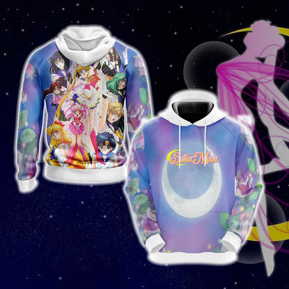 Sailor Moon S Group Unisex 3D T-shirt Hoodie