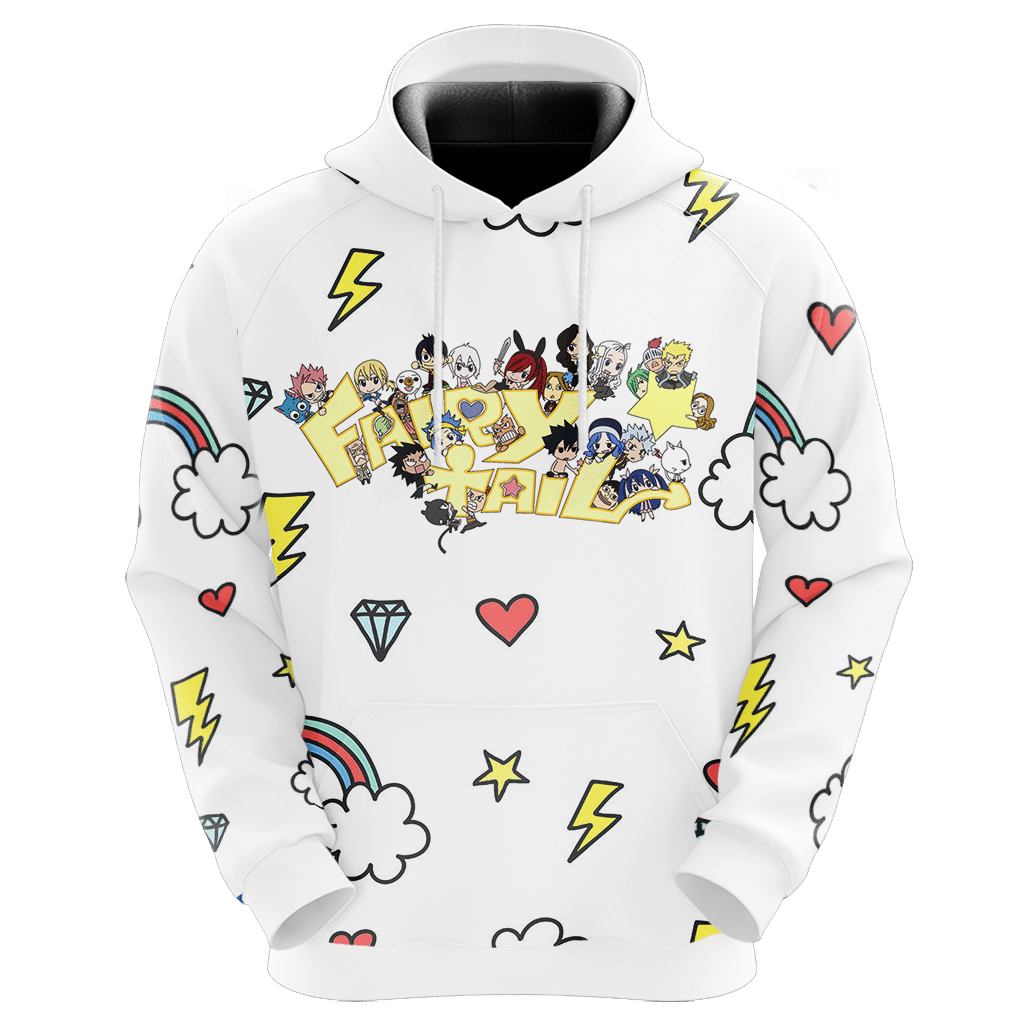 Fairy Tail Chibi Unisex 3D T-shirt