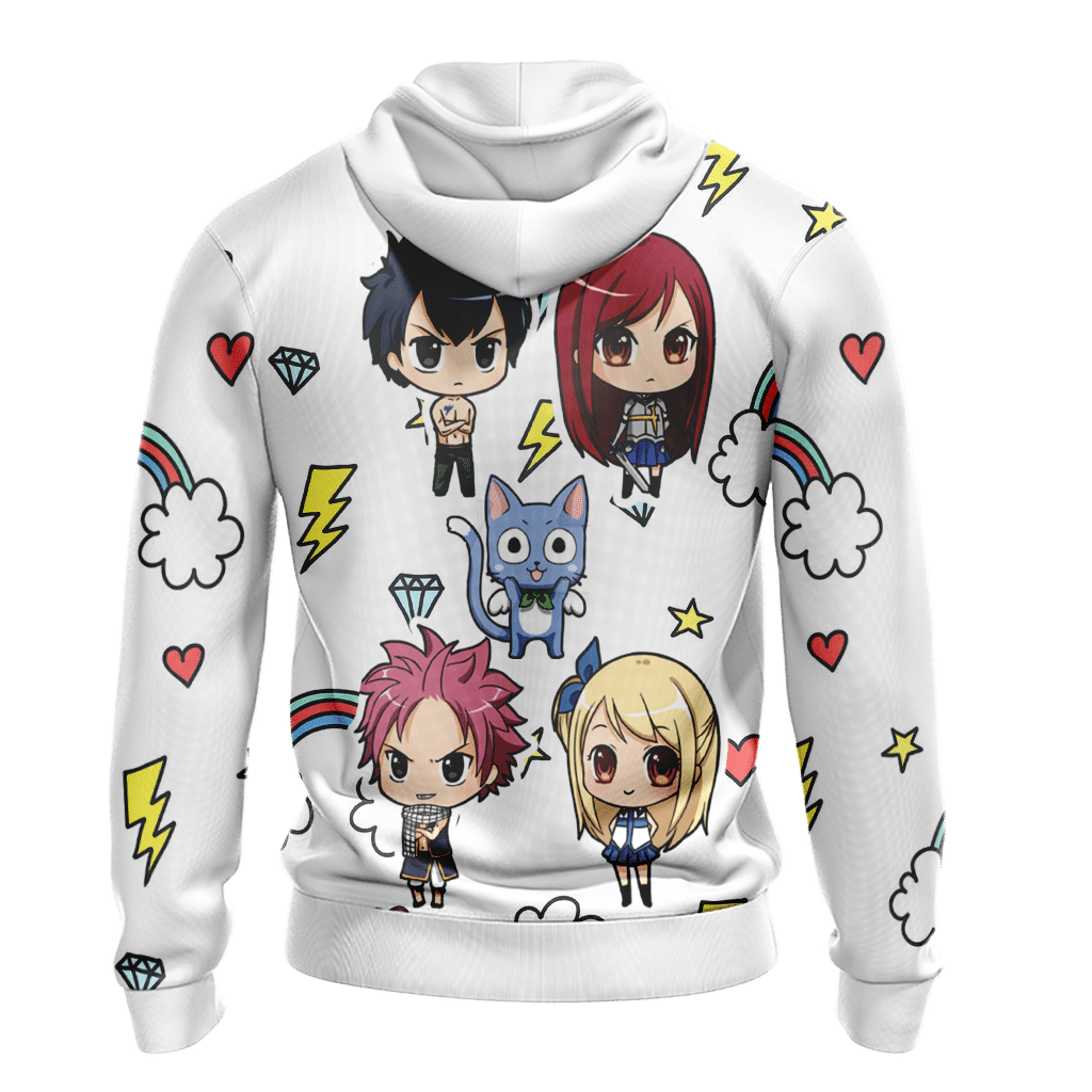 Fairy Tail Chibi Unisex 3D T-shirt