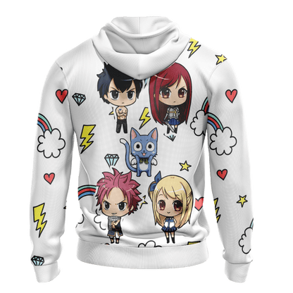 Fairy Tail Chibi Unisex 3D T-shirt