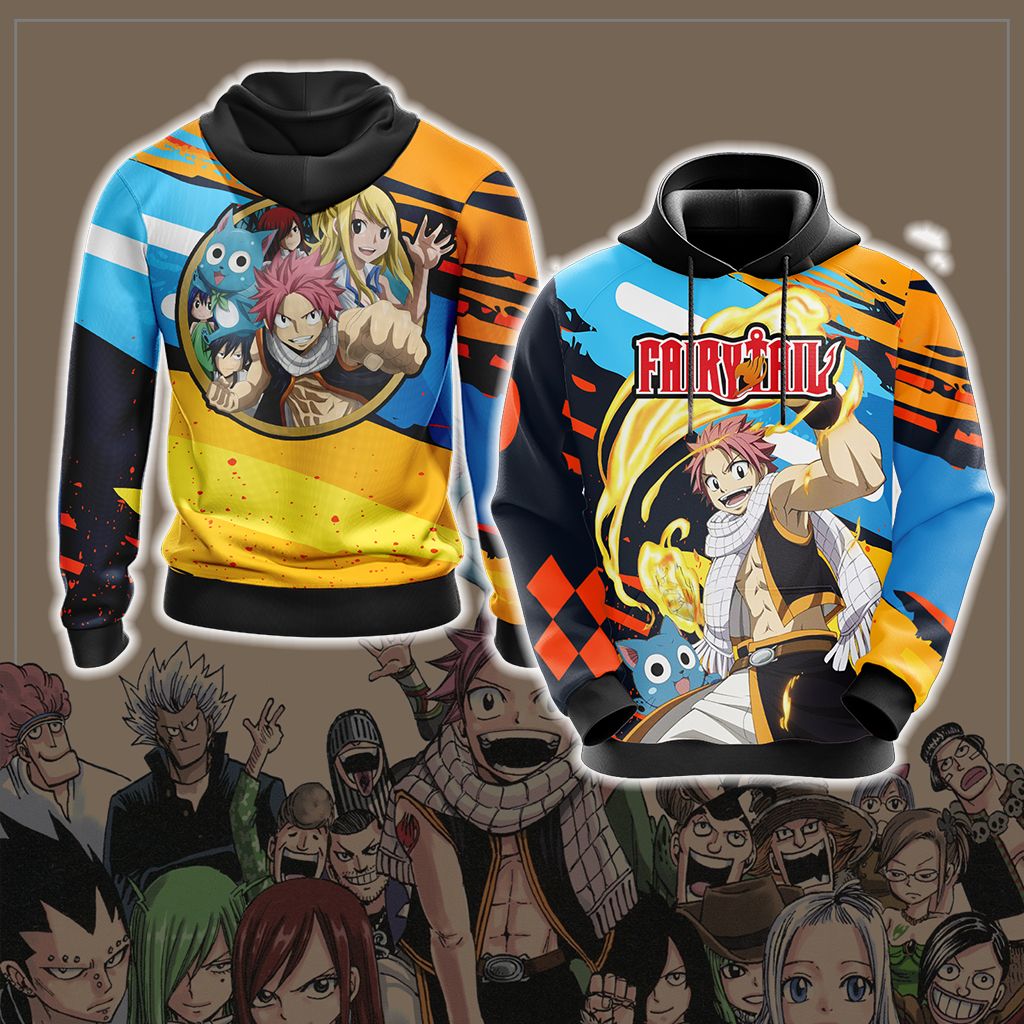 Fairy Tail New Version Unisex 3D T-shirt Hoodie