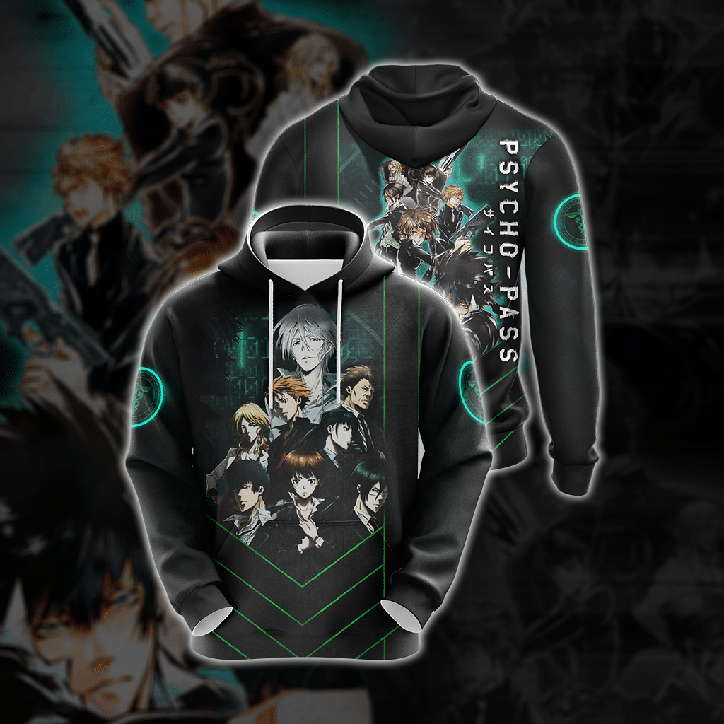 Psycho-Pass Unisex 3D T-shirt Hoodie
