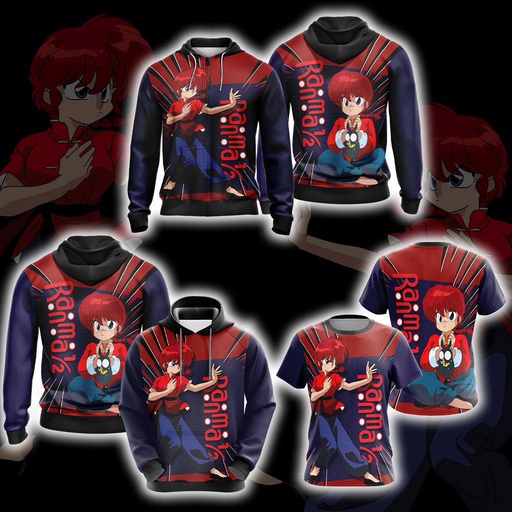 Ranma ½ Cute Unisex 3D T-shirt