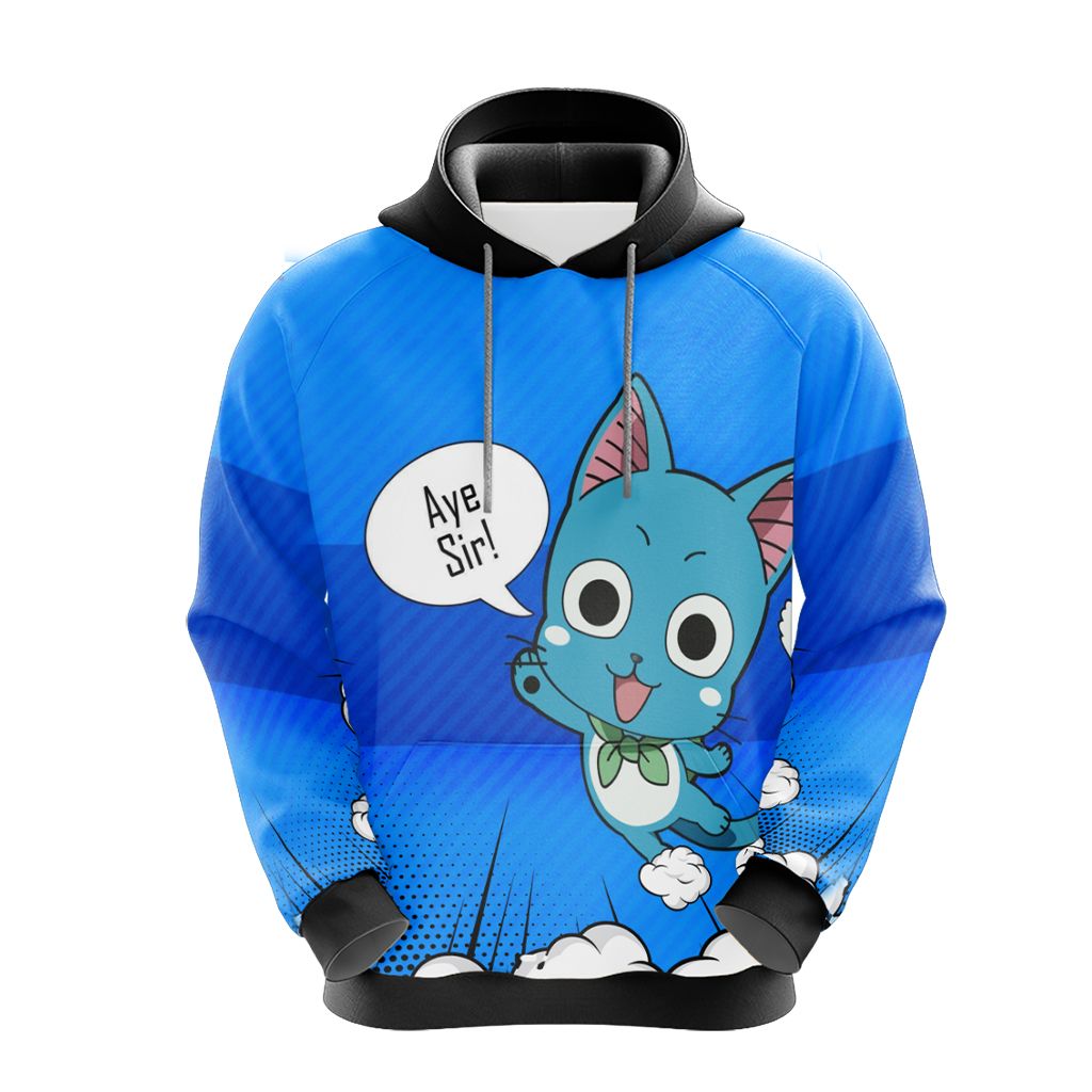 Fairy Tail Happy Unisex 3D T-shirt