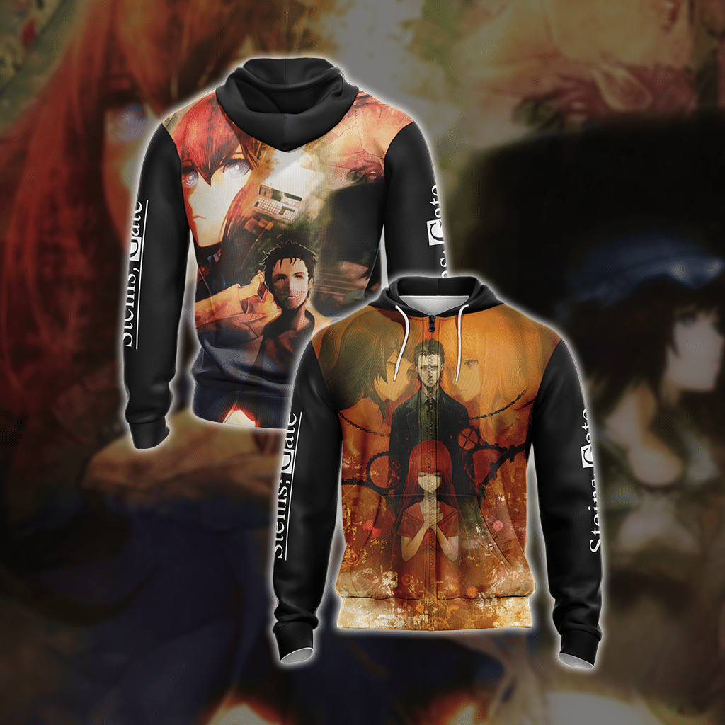 Steins;Gate Zero 3D T-shirt Zip Hoodie