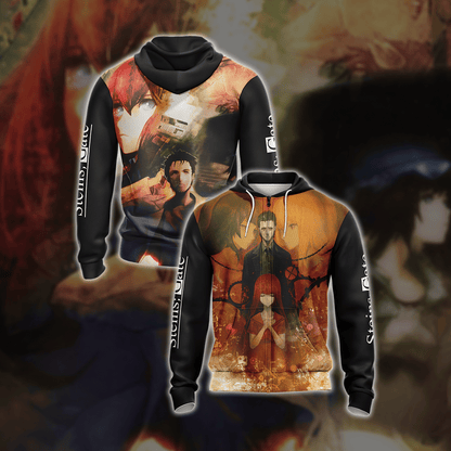 Steins;Gate Zero 3D T-shirt Zip Hoodie