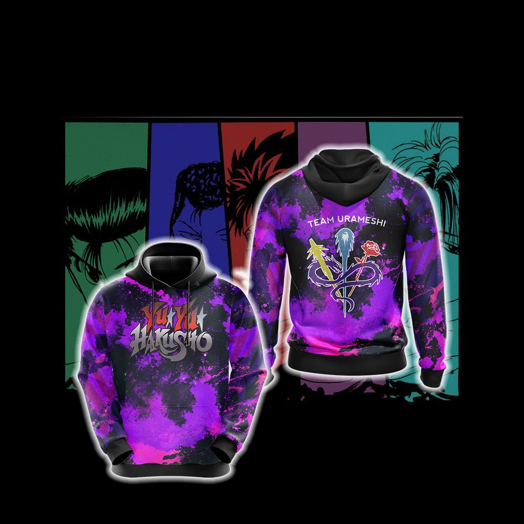 Yu Yu Hakusho - Team Urameshi New Unisex 3D T-shirt Hoodie