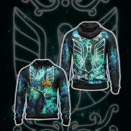 Saint Seiya - Cygnus Icon Unisex 3D T-shirt Zip Hoodie