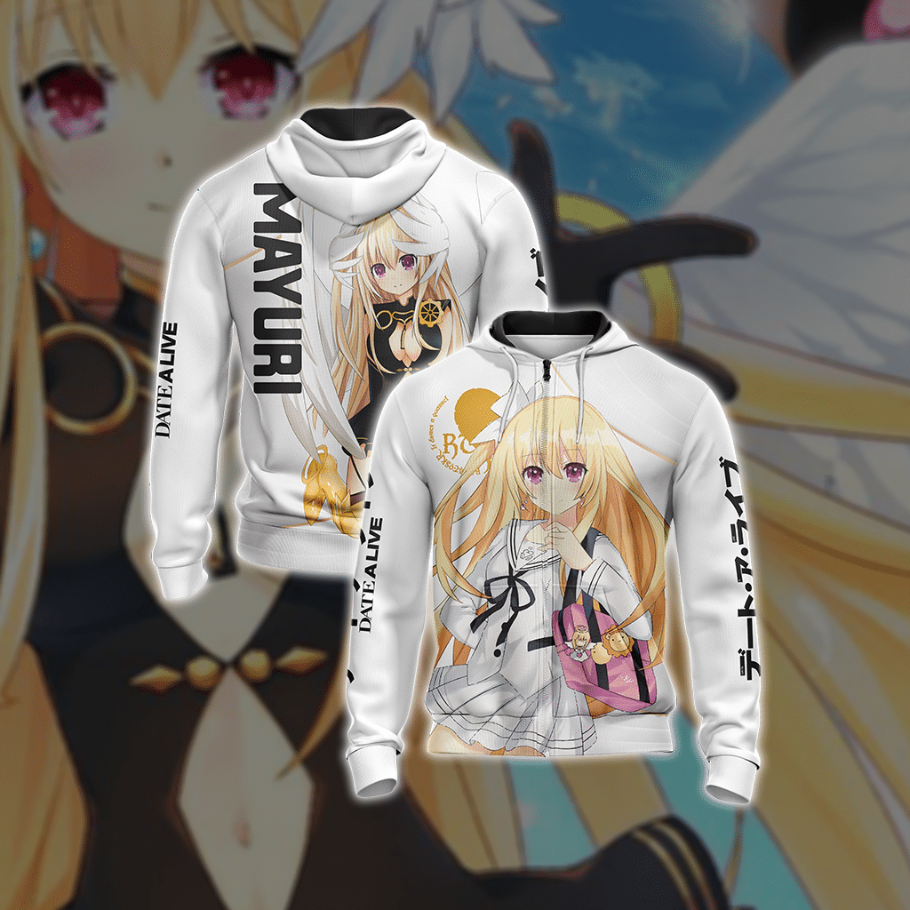 Date A Live - Mayuri Unisex 3D T-shirt Zip Hoodie