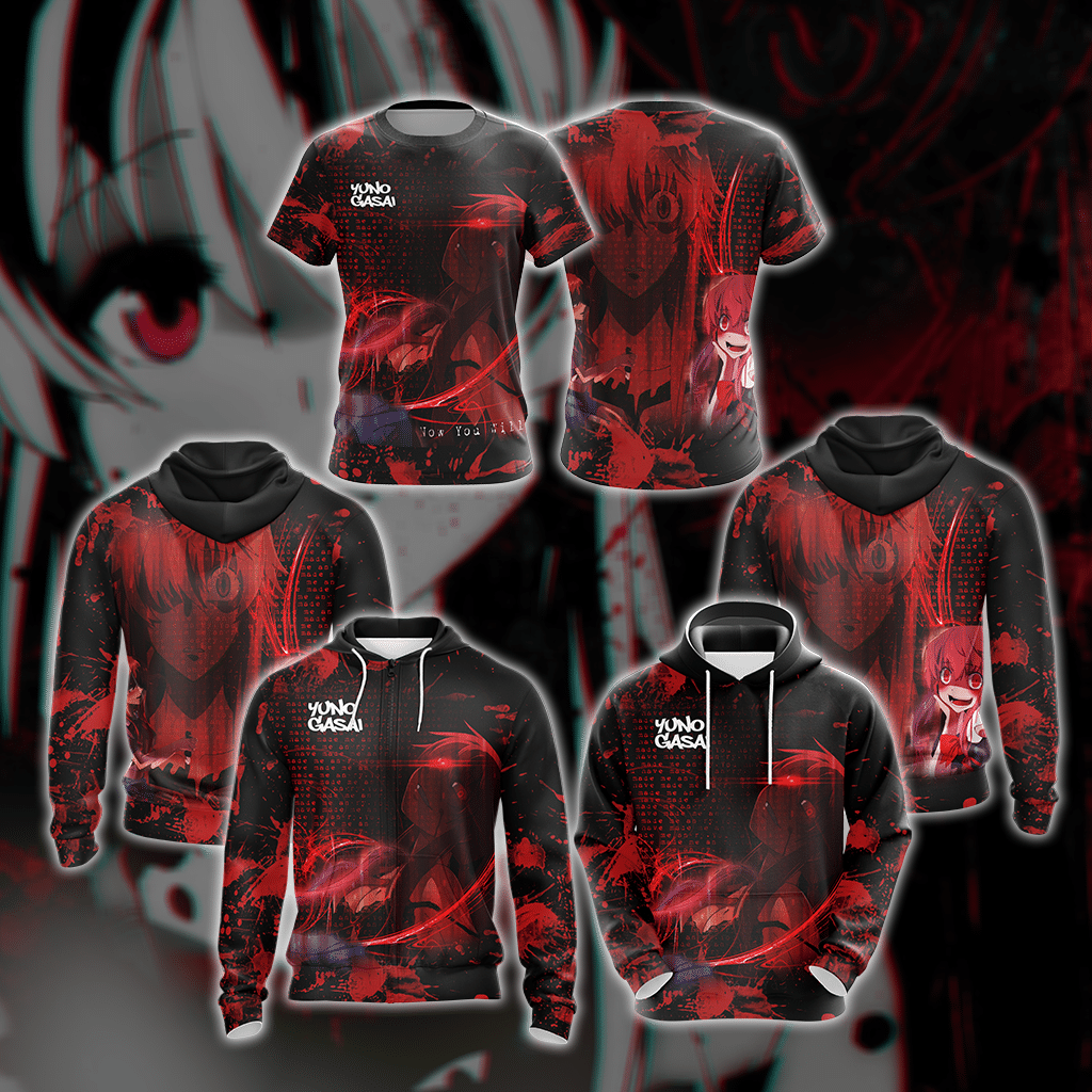 Future Diary Gasai Yuno Unisex 3D T-shirt