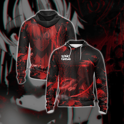 Future Diary Gasai Yuno Unisex 3D T-shirt Zip Hoodie