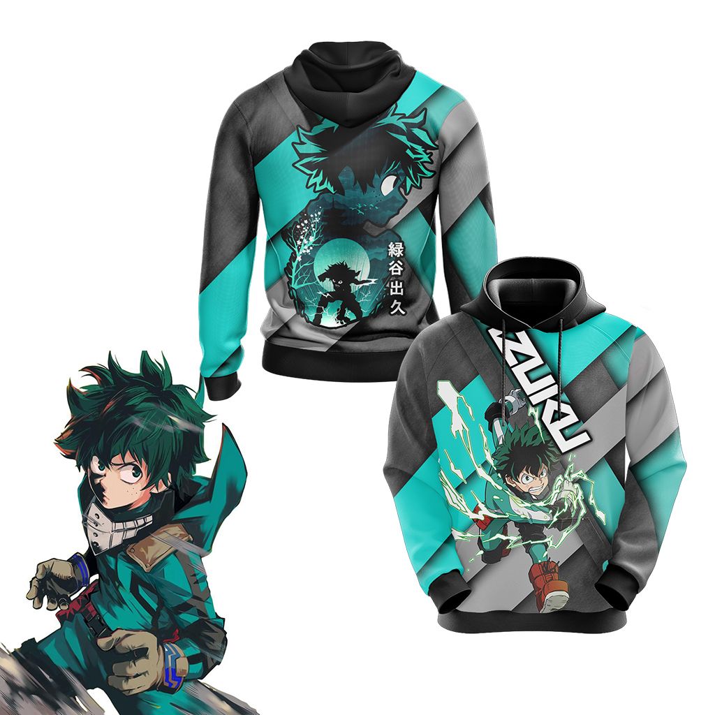 My Hero Academia - Izuku Midoriya Unisex 3D T-shirt Hoodie