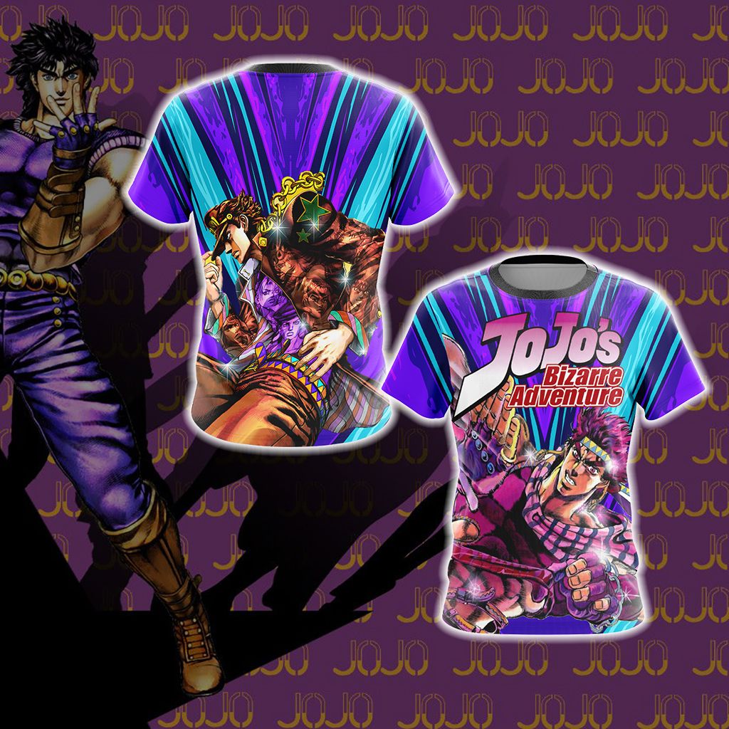 Jojo's Bizarre Adventure - Joseph Joestar New Unisex 3D T-shirt   