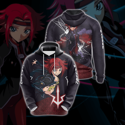 Code Geass - Kallen Unisex 3D T-shirt Hoodie