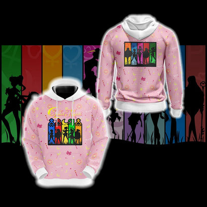 Sailor Moon - Characters New Look 3D T-shirt Hoodie
