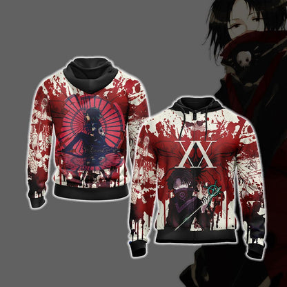 Hunter x Hunter - Feitan Unisex 3D T-shirt Zip Hoodie