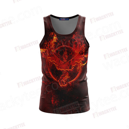 Team Valor Pokemon Go New Unisex 3D T-shirt