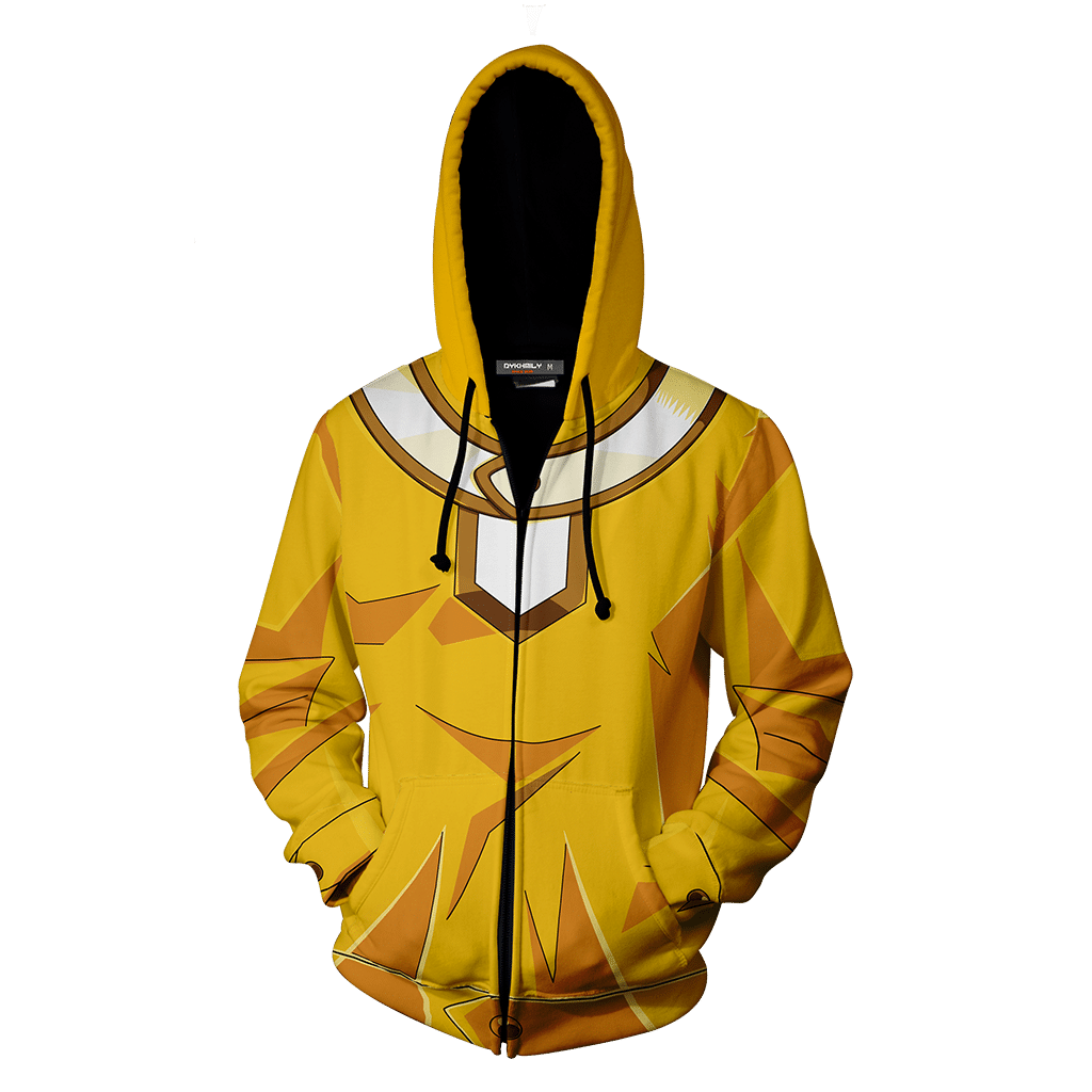 Yu-Gi-Oh! Ra Yellow Male Cosplay Zip Up Hoodie Jacket