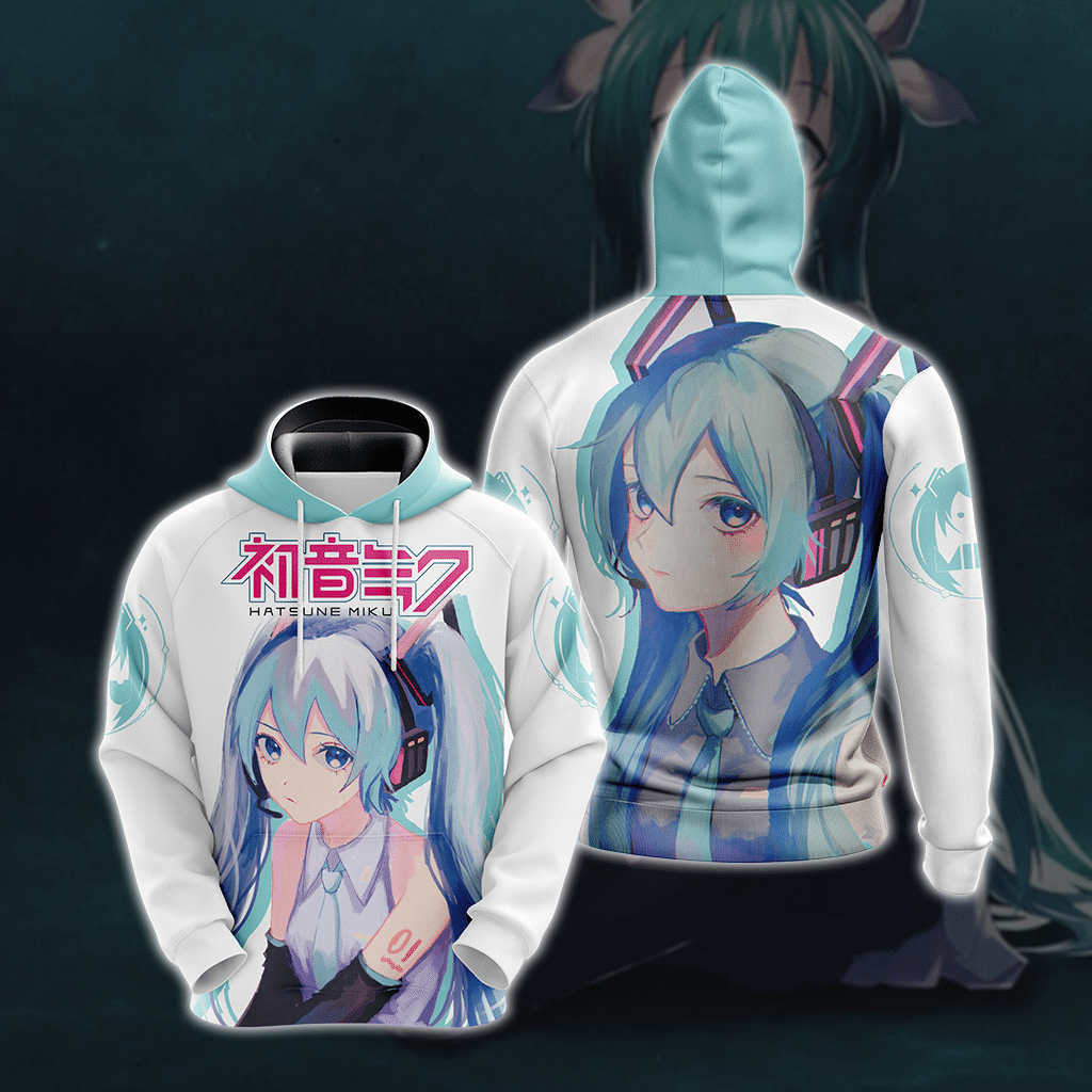 Hatsune Miku Unisex 3D T-shirt Hoodie