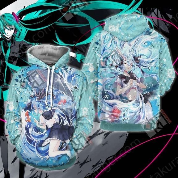 Hatsune Miku New Version Unisex 3D T-shirt Hoodie