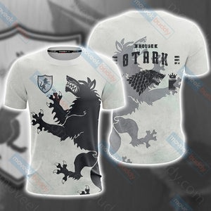 House Stark Game Of Thrones Unisex 3D T-shirt S  