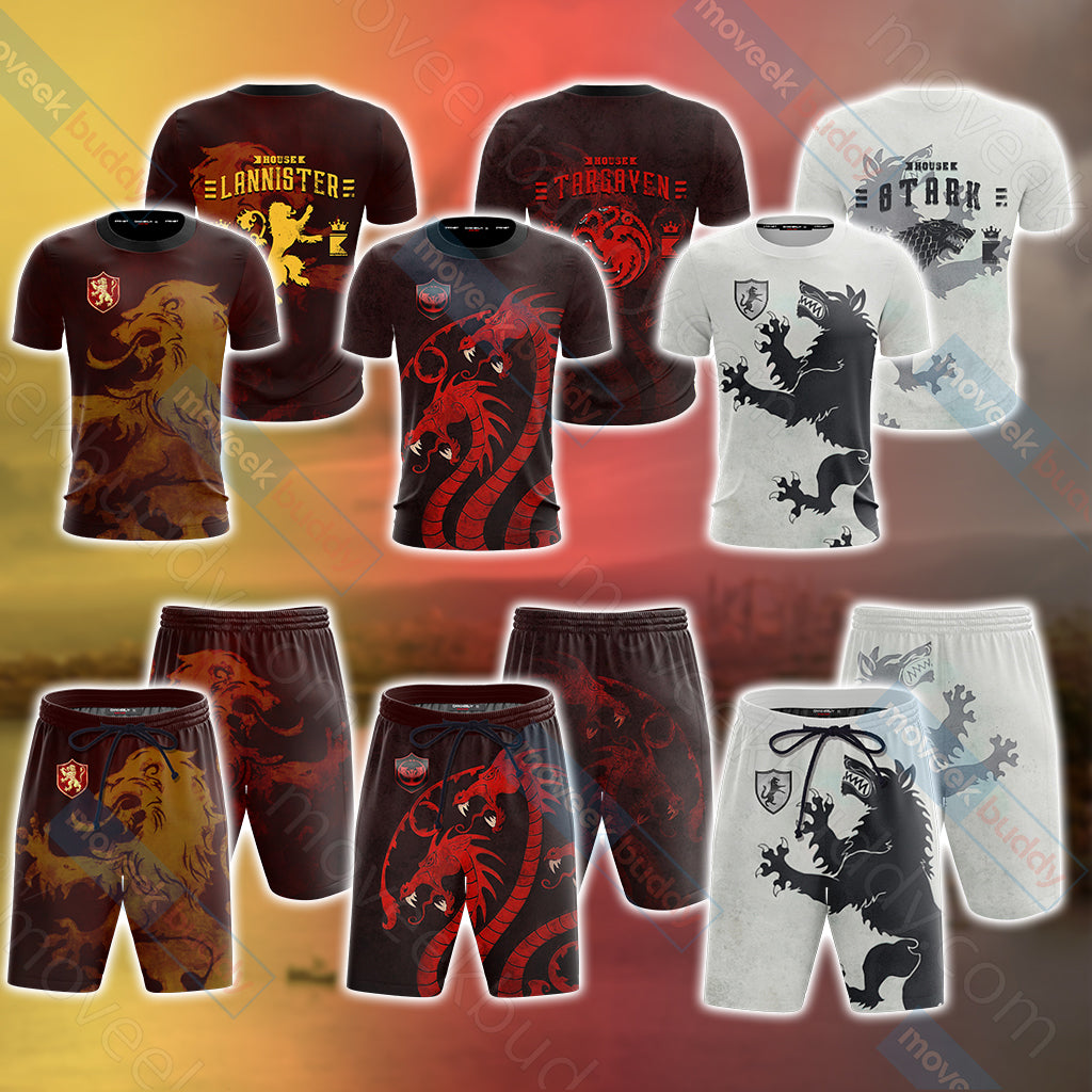 House Lannister Game Of Thrones Unisex 3D T-shirt