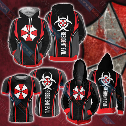 Resident Evil - Biohazard Unisex 3D T-shirt