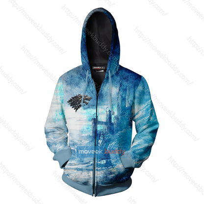 Arya Stark Game Of Thrones Zip Up Hoodie