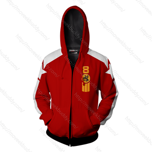 Tekken Slim Bob Cosplay Zip Up Hoodie Jacket   