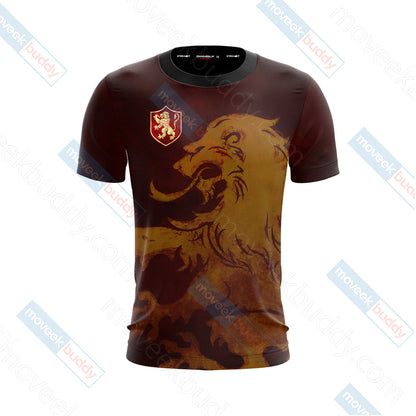 House Lannister Game Of Thrones Unisex 3D T-shirt
