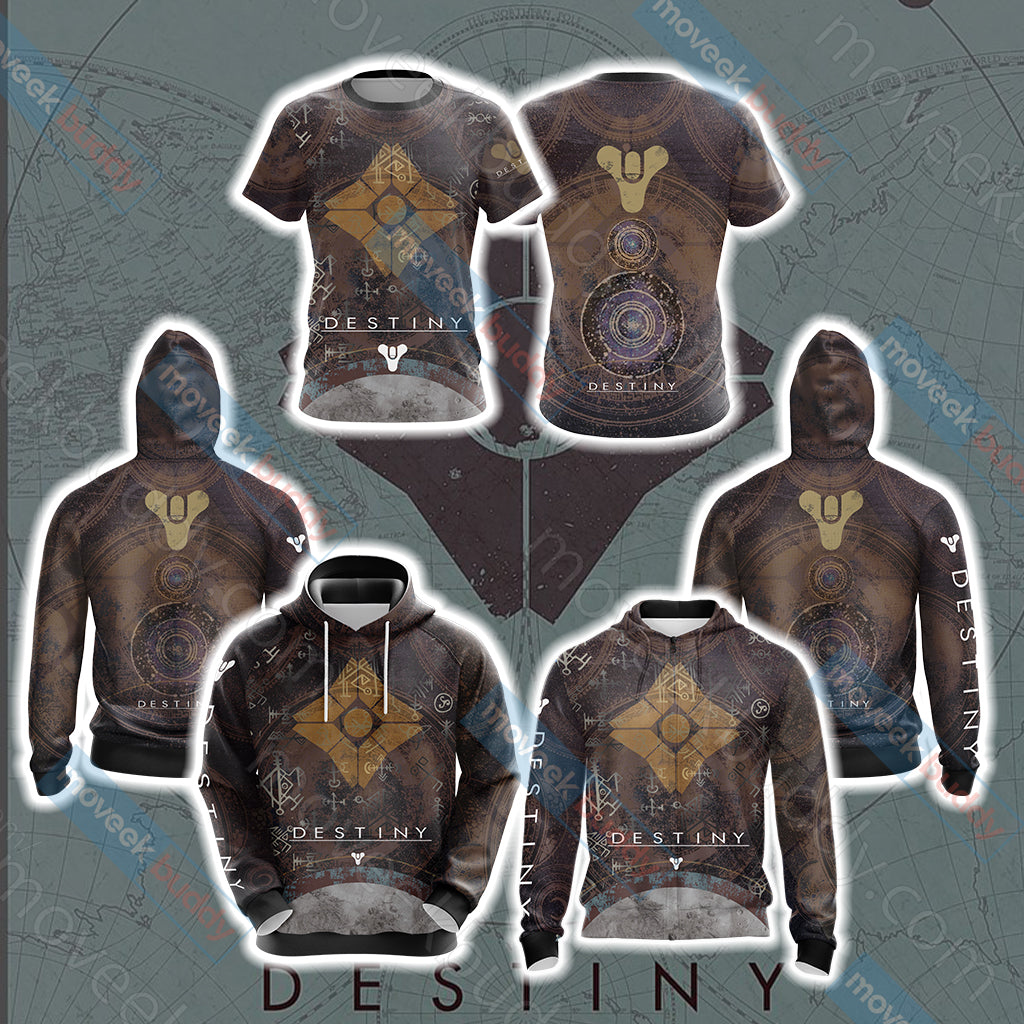 Destiny 2 Ghost Shell Unisex 3D T-shirt