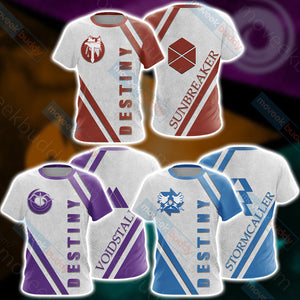 Destiny - Strormcaller Unisex 3D T-shirt   