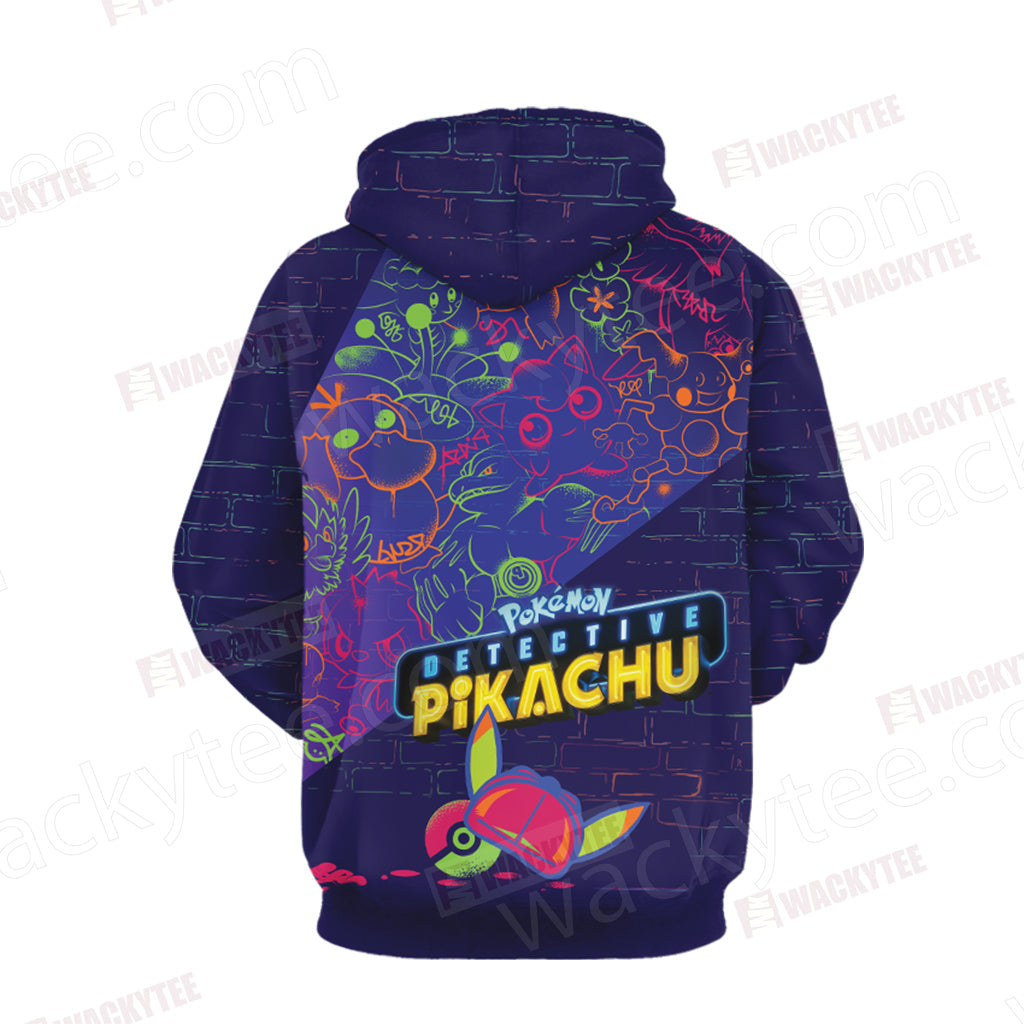 Detective Pikachu Unisex 3D T-shirt