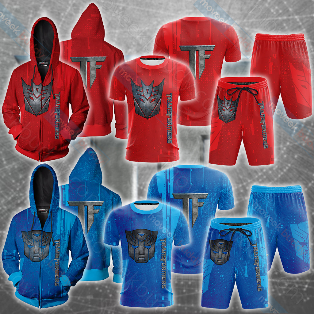 Transformers Decepticon Unisex 3D T-shirt