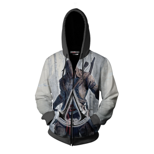 Assassin's Creed III Connor Cosplay Unisex 3D T-shirt   