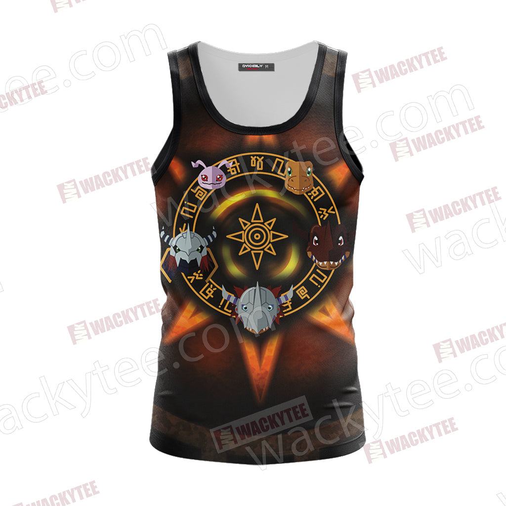 Digimon The Crest Of Light 3D T-shirt