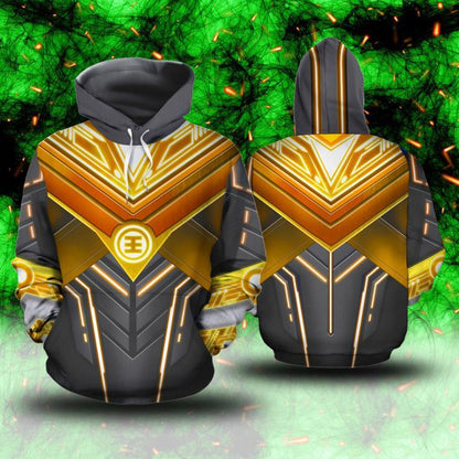 Power Ranger ZEO Cosplay 3D Hoodie Black Ranger